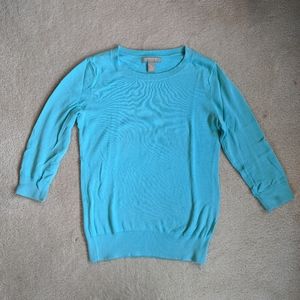 Banana Republic teal sweater XS